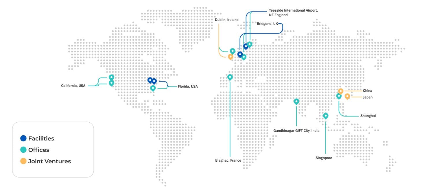 Global Presence Graphic without Title for Website